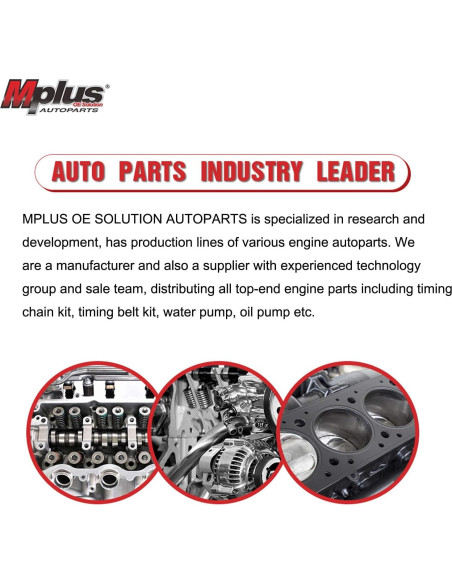 Junta de Colector de Admisión Mplus MS93942 para Toyota y Pontiac