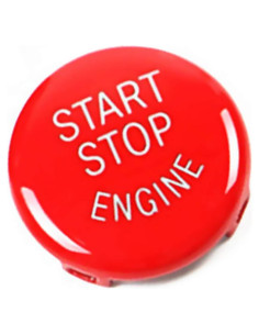 Botón de Inicio y Parada Rojo Jaronx para BMW Serie 1 3 5 6 X1 X3 X5 X6