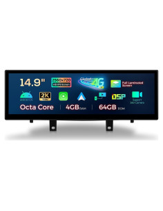 Estéreo de Coche XTRONS Android 14 14.9" para BMW X5/X6 4G LTE