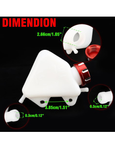 Tanque de Refrigerante BuleVina para Kawasaki KLX250 1994-2007 2