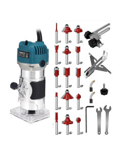 Router Eléctrico Mefape 800W 30000RPM con 15 Puntas