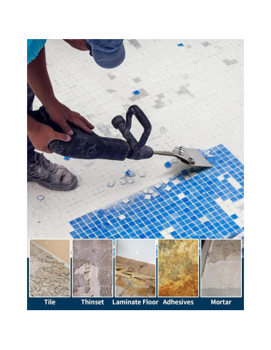 Raspador de Piso Firecore SDS Plus 10x4 cm Cuchilla Reemplazable