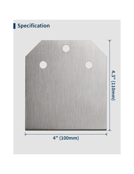 Raspador de Piso Firecore SDS Plus 10x4 cm Cuchilla Reemplazable