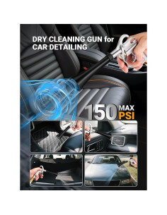 Pistola de Limpieza de Autos JASTIND con Tubo de Reemplazo 2