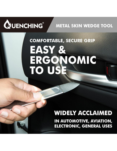 Mini Barra de Palanca Quenching de Acero 4140 17.7 cm