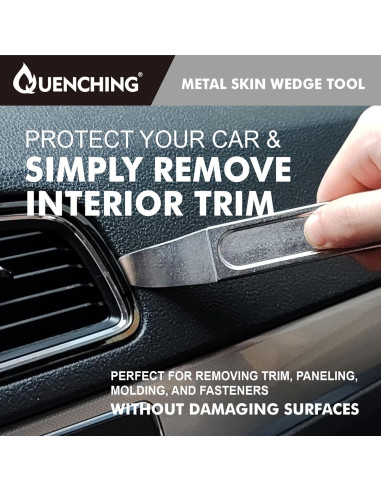 Mini Barra de Palanca Quenching de Acero 4140 17.7 cm