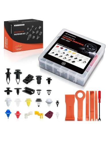 Kit de Clips de Retención A-Premium 220 Piezas para Toyota Sequoia 2001-2007