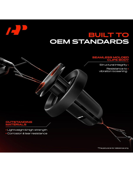 Kit de Clips de Retención A-Premium 220 Piezas para Toyota Sequoia 2001-2007