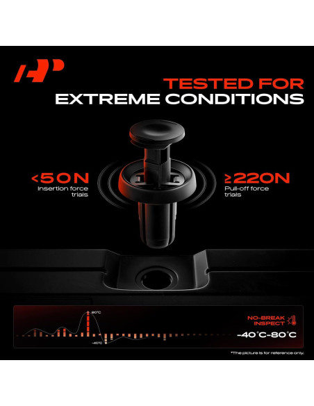 Kit de Clips de Retención A-Premium 220 Piezas para Toyota Sequoia 2001-2007