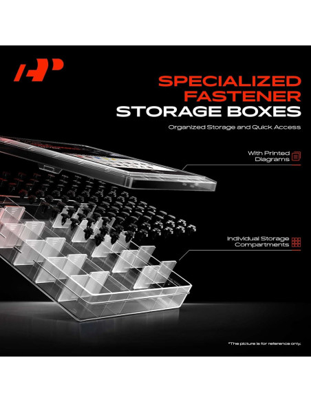 Kit de Clips de Retención A-Premium 220 Piezas para Toyota Sequoia 2001-2007