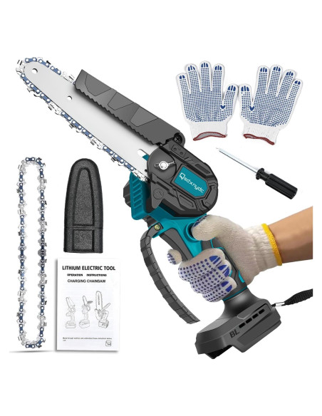 Mini Motosierra Inalámbrica QSDXNYDC 6" para Makita 18V