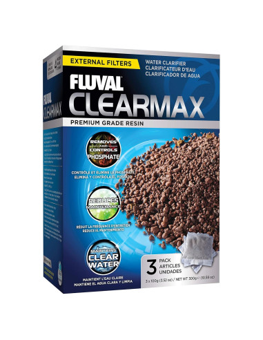 Fluval ClearMax Eliminador de Fosfatos 300g - Filtro Acuario