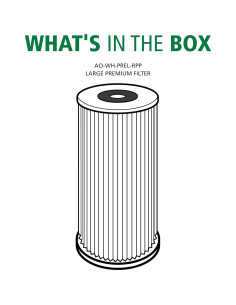 Cartucho Filtro Agua Sedimento AO Smith 40 Micrones 1 Cuenta 2