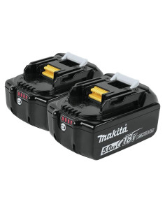Batería Litio-Ion 18V Makita BL1850B-2 5.0Ah 2-Pack