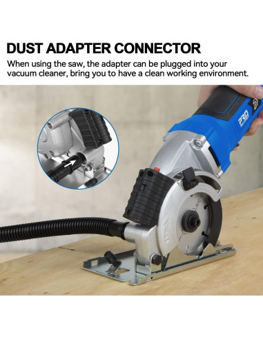 Mini Sierra Circular Prostormer 5000RPM 4A 85mm para Madera y Metal