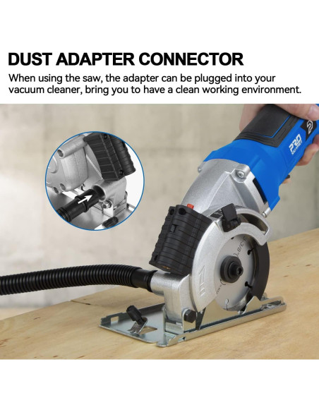 Mini Sierra Circular Prostormer 5000RPM 4A 85mm para Madera y Metal