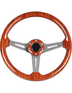 Volante de Carreras Spaorcco 14" Acrílico Madera Universal 2