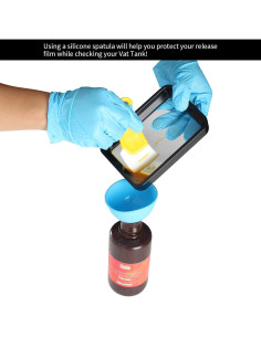 Espátula de Silicona para Resina 3D Aimengda - 125x53mm 2