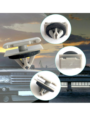 20 Clips de Moldeo de Plástico TOPCNOEM para Jeep y GM