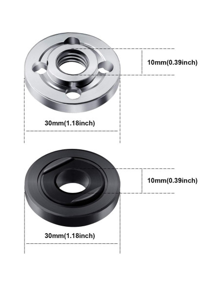 Repuestos Amoladora Angular Mudder 100mm - Tuercas y Llave