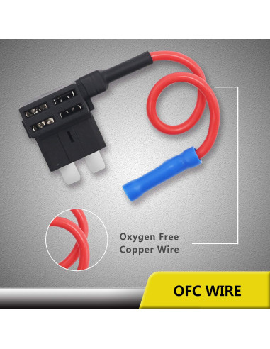 Adaptador de Fusible Tap Recoil FT1-10 para Coche 12V ATO ATC