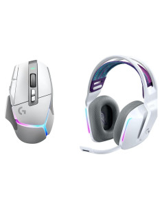 Kit Gaming Inalámbrico Logitech G502 X Plus y G733 - Blanco