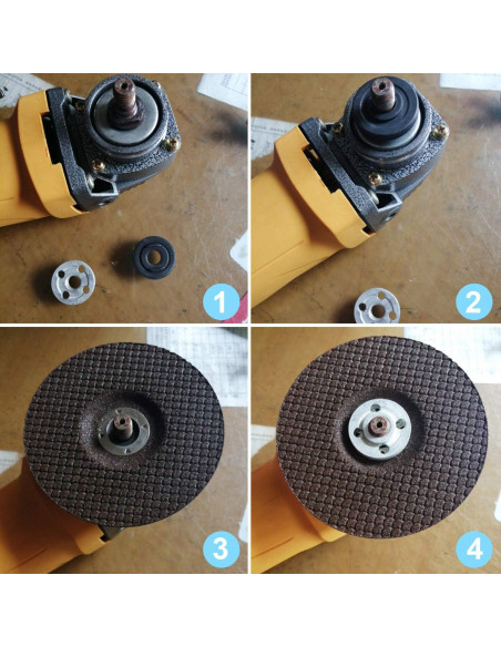 Repuestos Amoladora Angular Mudder 100mm - Tuercas y Llave