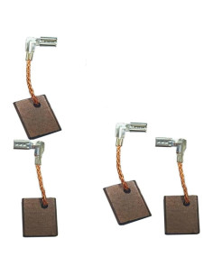 Cepillos de Carbono Tita 4 Pcs para Lijadora y Amoladora