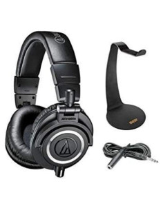 Auriculares de Monitor Audio-Technica ATH-M50x Negro + Soporte
