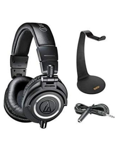 Auriculares de Monitor Audio-Technica ATH-M50x Negro + Soporte
