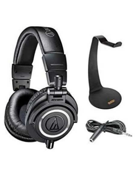 Auriculares de Monitor Audio-Technica ATH-M50x Negro + Soporte
