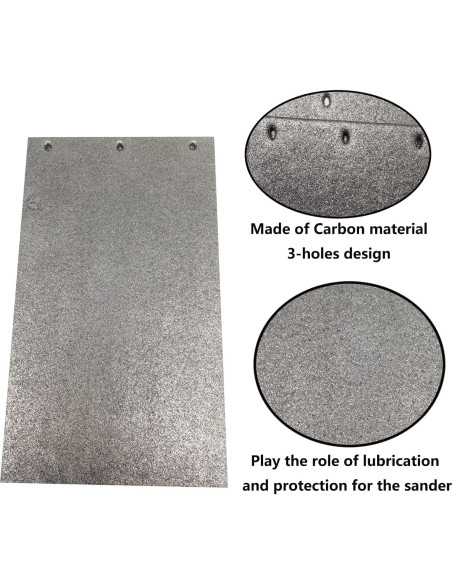 2 Piezas Placa de Respaldo de Carbono para Lijadora Makita 9403