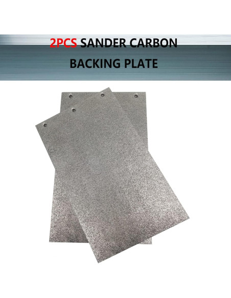 2 Piezas Placa de Respaldo de Carbono para Lijadora Makita 9403