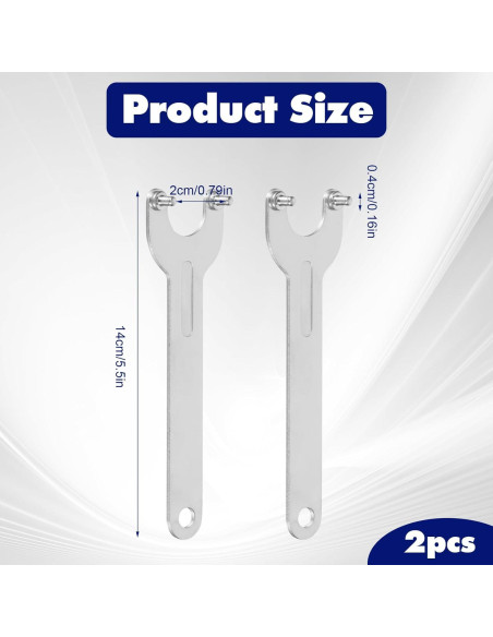Llave de Amoladora Oruola 14 cm 2 Piezas Metal
