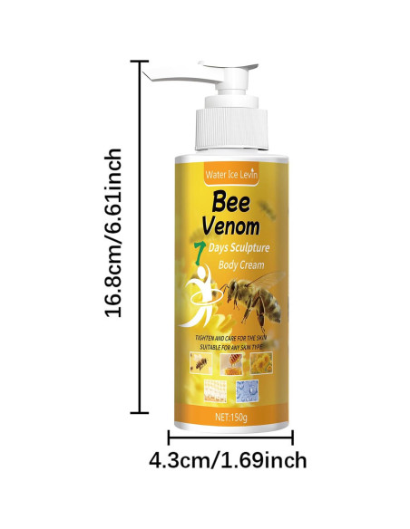 Crema Corporal Reafirmante Veneno de Abeja 170g - Loción Hidratante