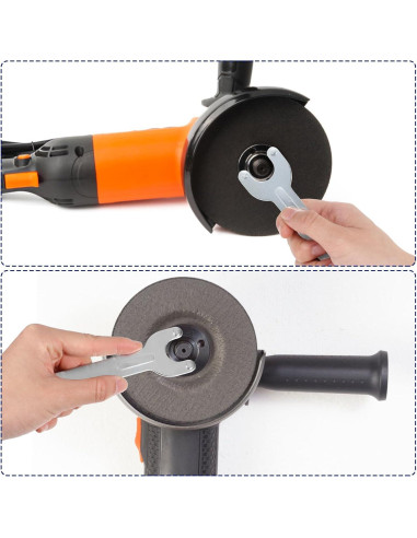 Llave de Amoladora Oruola 14 cm 2 Piezas Metal