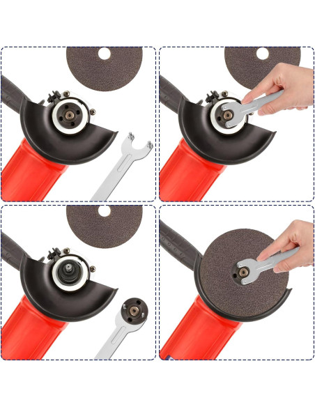 Llave de Amoladora Oruola 14 cm 2 Piezas Metal