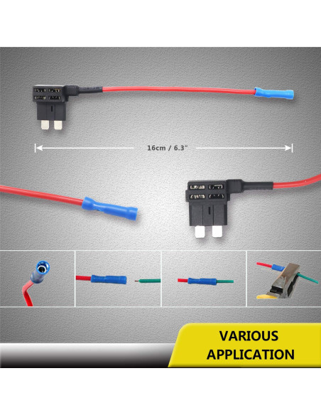 Adaptador de Fusible Tap Recoil FT1-10 para Coche 12V ATO ATC
