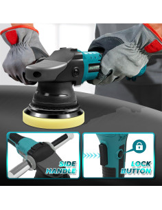 Pulidora a Batería Makita 18V 5" 3 Velocidades Sin Cable 2