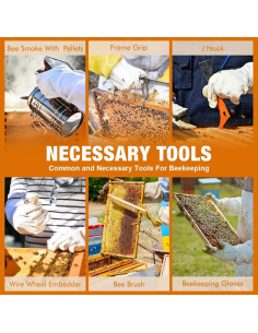 Kit de Apicultura 13 Piezas MayBee con Ahumador y Herramientas 2