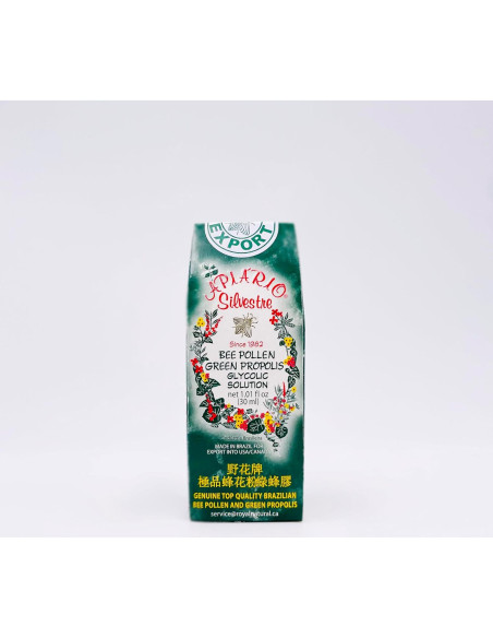 Paquete de 3 Botellas de Polen de Abeja Brasileño Apiario Silvestre 30ml