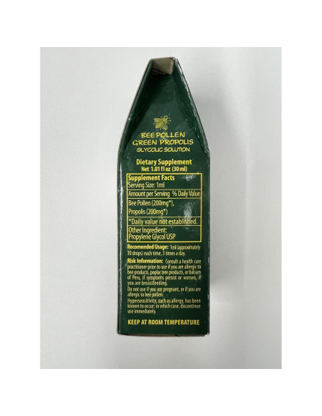 Paquete de 3 Botellas de Polen de Abeja Brasileño Apiario Silvestre 30ml