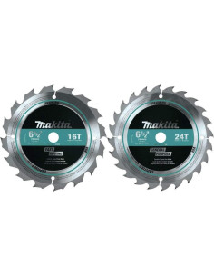 Juego de Sierras Circulares Makita T-01426 2 Piezas 6.5" 2