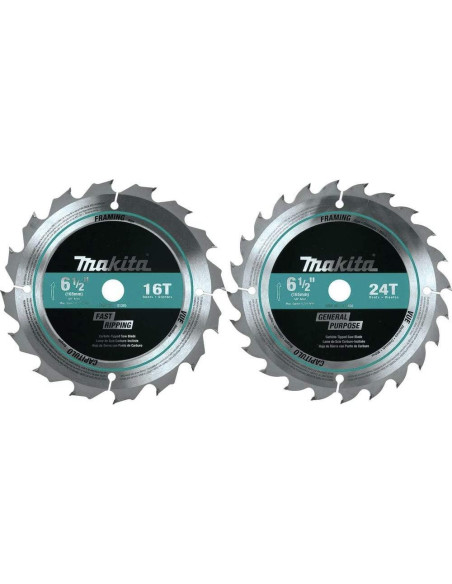 Juego de Sierras Circulares Makita T-01426 2 Piezas 6.5"