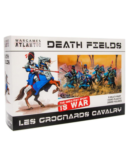 Caballería Les Grognards Wargames Atlantic - 9 Figuras 28mm