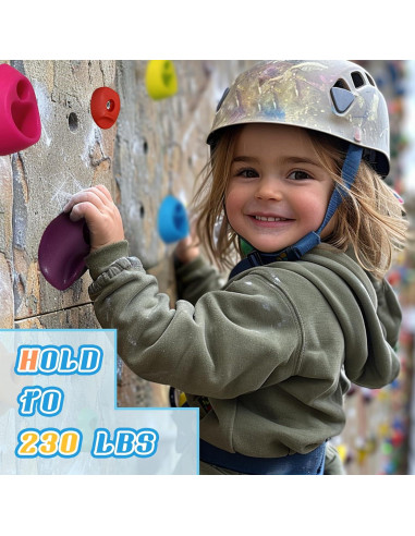 32 Agarre de Pared de Escalada SREHRLY Multicolor Soporta 104.3 kg