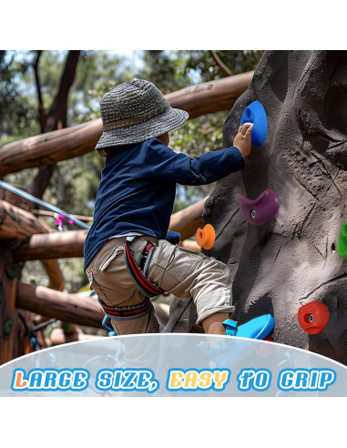 32 Agarre de Pared de Escalada SREHRLY Multicolor Soporta 104.3 kg