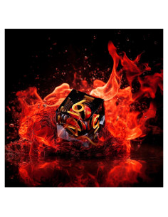 Conjunto de Dados DND GiGiGuGu Ojo de Dragón 7pcs Rojo