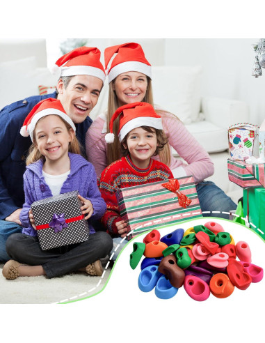 32 Agarre de Pared de Escalada SREHRLY Multicolor Soporta 104.3 kg