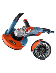 Amoladora Angular Wohenhao 1750W con Capucha y Rueda 17.78cm